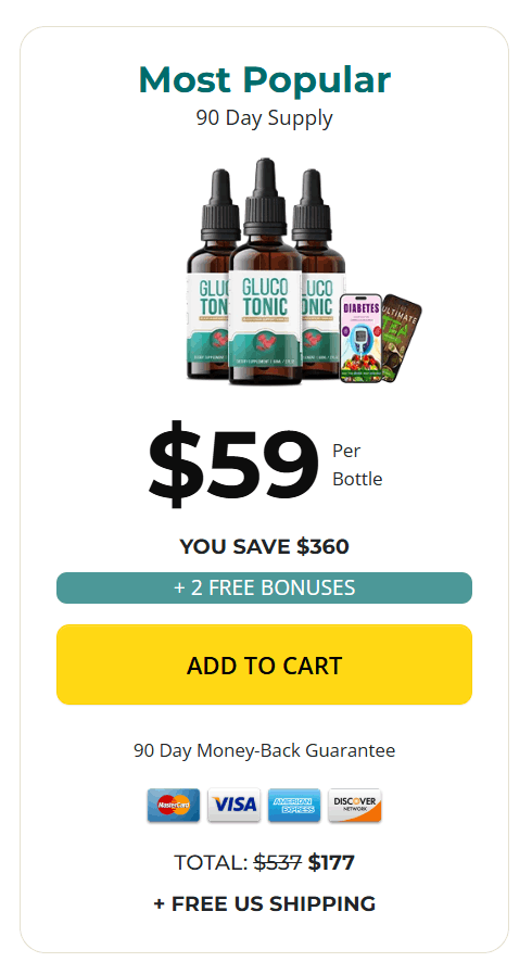 Gluco Flow - 3 Bottles